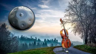 Peaceful Hang Drum & Emotional Cello Music | Instrumental, Positive Vibes & Handpan Yoga Music ★ 386