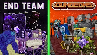 END mobs VS Minecraft DUNGEONS | Mob Battle