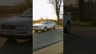 Kleine Bewegungsfahrt im Audi Coupe Typ 89