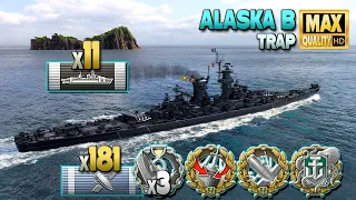 Cruiser Alaska B: Strong on map Loop - World of Warships