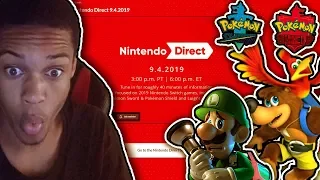 Nintendo Direct 9.4.2019 REACTION || MORE NEWS?