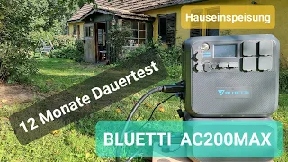 BLUETTI AC200MAX Langzeittest - LiFePO4 - Energiewende - Erfahrungen - Strom sparen - CO2 einsparen