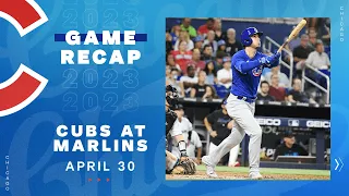 Cubs vs. Marlins Game Highlights | 4/30/23