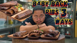 BABY BACK RIBS 3 WAYS | Ninong Ry