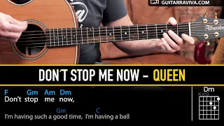 DON´T STOP ME NOW - QUEEN 🎸 Guitar cover with chords | Live guitar