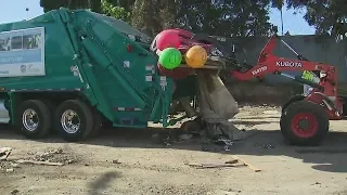 Cleaning up homeless encampments in Harbor City