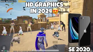 iPhone SE 2020 PUBG HD Graphics Test in 2024 ❤️/ PUBG Mobile 3.1 Update Gameplay