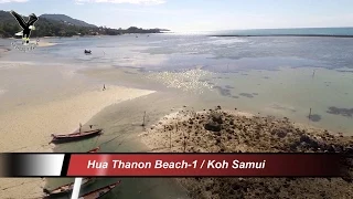 Hua Thanon Beach-1 / Koh Samui Thailand overflown with my drone