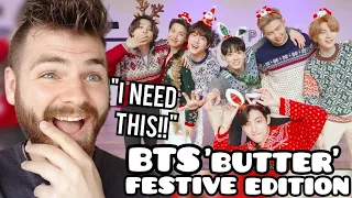 First Time Hearing BTS "Butter (Holiday Remix)" | Christmas Version | Reaction