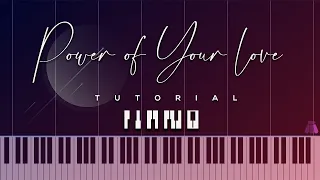 ♡ Power of Your Love | Synthesia Piano Tutorial | Hillsong Worship [ With cello and violins]