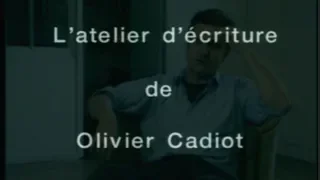 Olivier CADIOT – Dans l’atelier (DOCUMENTAIRE, 1996)