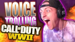 SQUEAKER VOICE CHANGER vs TRASH TALKERS on WW2! (Amazing Reactions!)