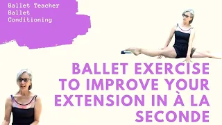 Ballet conditioning for side extension and turnout!