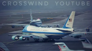 Two Air Force One | Takeoff at Zürich Airport | 22.01.2020 |  WEF Traffic