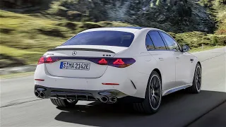 Mercedes-AMG E 53 Hybrid 2024 - solid EXHAUST sound (tunnel) exterior and interior review