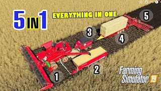 Farming Simulator 19| The Crazy Farmer Series Continues!!! 5in1 - Funny Farmer 😁😁😀