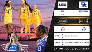 No. 9 LSU vs Kentucky | SEC | 3.3.24