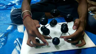 How to make diamond structure with 14 balls