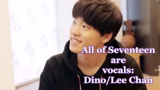 Everyone in Seventeen is a Vocal: Dino