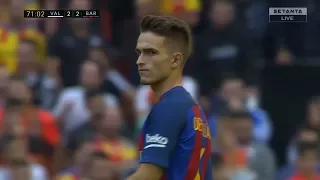 Denis Suarez vs Valencia (Away) 16-17 HD 1080i by Kleo Blaugrana