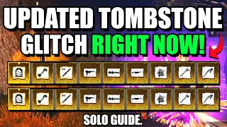 *NEW* MW3 Tombstone Glitch UPDATED AFTER PATCH Zombies Season 2 Unlimited Items Best Solo Guide!