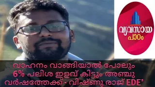 MSME-INTEREST SUBSIDY വാഹനത്തിനും കിട്ടും - 6% പലിശ ഇളവ് - 5 വർഷത്തേക്ക് - വിഷ്ണു രാജ് EDE