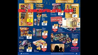 ALDI  Nord/Süd 50 Euro Feuerwerk Einkaufsliste 2022/2023 ( Was ich mir holen würde)