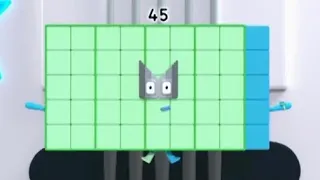 The entire Numberblocks series but only when 45 is on screen