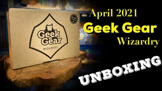 APRIL GEEK GEAR WIZARDRY STANDARD BOX 2021 UNBOXING | VICTORIA MACLEAN