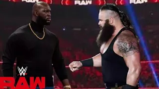 WWE, Full match : Braun strowman vs Omos jordan omogbehin : Raw Live 12 January,2022