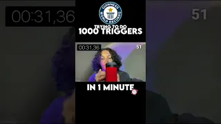 1000 triggers in 1 minute #asmr #shorts