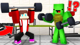 JJ And Mikey BECAME ATHLETES in Order To WIN in Minecraft Maizen