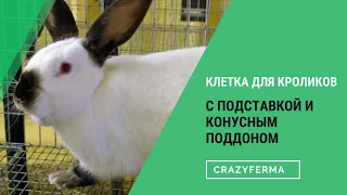 Клетка для подращивания молодняка кроликов. Видео-обзор