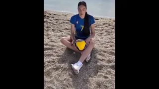 @Uliyagerasymova Yulia Gerasymova Volleyball player.  Ukrainian.  New Video.  #shorts #volleyball