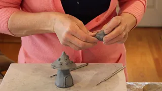 How To Sculpt a Mushroom With Clay