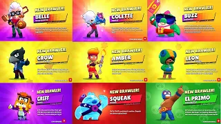 New Brawler Unlock Screen / All 49 Brawlers