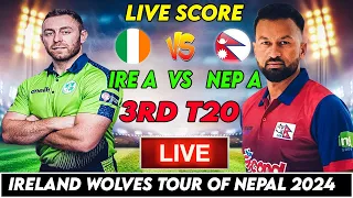 🔴Live Nepal A Vs Ireland A 3rd T20 Match Live Score With Nepali Commentary | Mr Dost