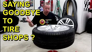 Mount and Balance Tires at Home - Manual Tire Changer & Bubble Balancer