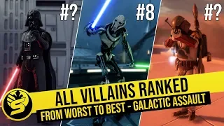 All Villains Ranked from Worst to Best (August - 2019) | STAR WARS Battlefront 2