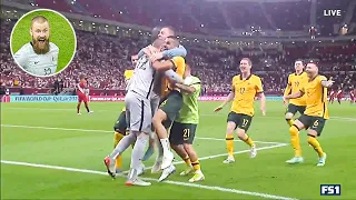 Australia vs Peru 5-4 Full Penalties Shootout Australia to World Cup 2022 HD