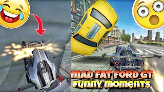 Angry mad fat ford gt💀||Funny moments😂||Extreme car driving simulator🔥||