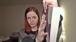 ASMR gripping, explaining, tapping, page turning, tracing - triggers with books - fast aggressive