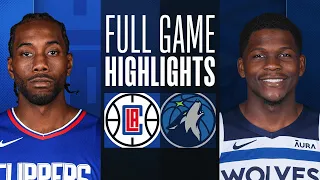 Game Recap: Timberwolves 109, Clippers 105
