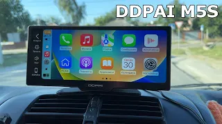 DDPAI M5S WIRELESS Apple CarPlay Android Auto IN ANY CAR!!!