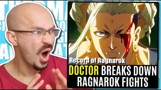 DOCTOR Break Down Record of Ragnarok FIGHTS | Buddha vs Zerofuku