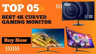 Best 4K Curved Gaming Monitor on The Market in 2024 | Top 5 Best 4K Curved Monitor