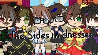The Sides in dresses! | Sanders Sides [Gacha Club] | DRLAMP