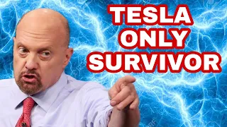 Tesla Stock🔥THE ONLY SURVIVOR Jim Cramer Picks Getting Destroyed! TSLA Best stock to buy