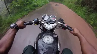 Rain speed! Zhujiang with 250cc Tiger engine Jamaica 🇯🇲 #bikelife