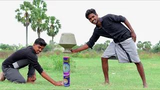 Dangerous Sky Shot Experiment | வெறித்தனமான சம்பவம்  | Sky Shot Vs Silver Kudam